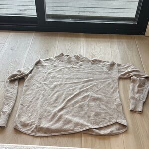 Madewell Tan Cowl Neck Sweater